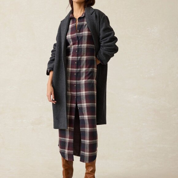 Faherty Legend Sweater Maxi Dress S - Picture 9 of 10